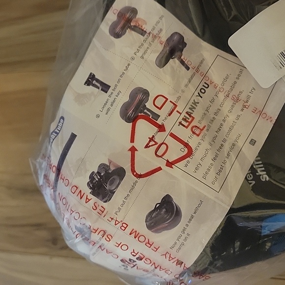 Double rail seat for bicycle - Picture 4 of 5